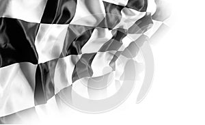 Checkered racing flag