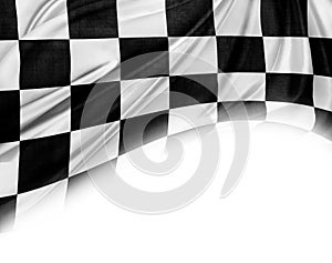 Checkered racing flag