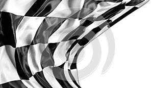 Checkered racing flag