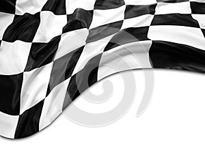 Checkered racing flag
