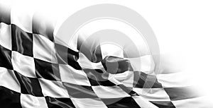 Checkered racing flag