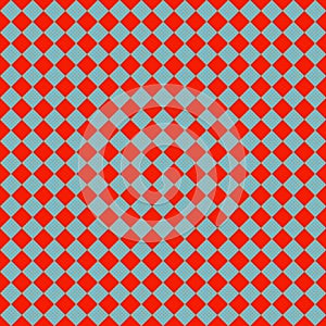 Checkered red gray tile pattern