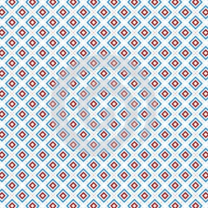 Checkered Retro Pop Art Colors Squares Geometric Pattern