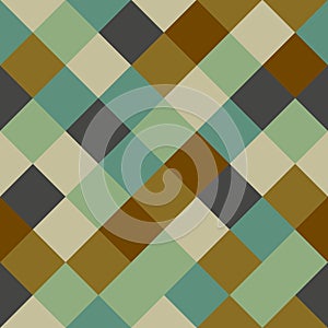 Checkered seamless background pattern