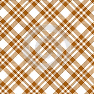 Checkered tablecloths pattern brown - endless