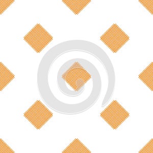 Checkered tablecloths pattern - endless - yellow