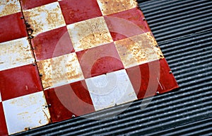 Checkered Tin Texture 2