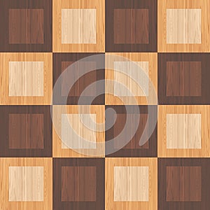 Checkered wooden pattern