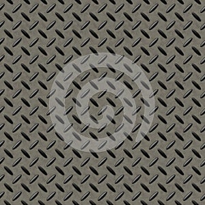 Checkerplate Metal Seamless Background photo