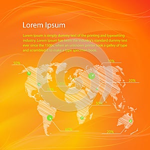 Checkin on The World Map