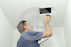 Checking Air Ducts in Home HVAC System