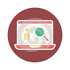 Checking bug Isolated Vector icon which can easily modify or edit