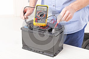 Checking car battery