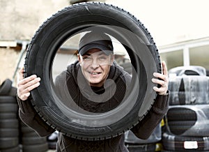 Checking Car Tire