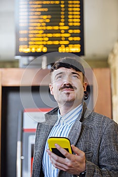 Checking The Departure Board