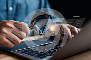 Checking Document Management System, online documentation database and process automation to efficiently manage files,