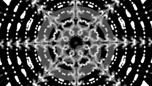 Checking mammogram x-ray pattern formed of abstract defocused dots connections.