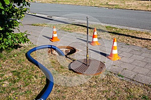 checking of sewage works