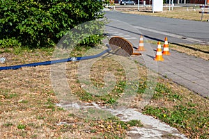 checking of sewage works