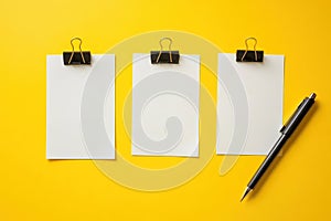 Checklist with checkmarks and notes on blue background