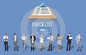 Checklist Choice Decision Document Mark Concept