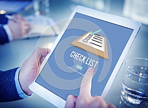Checklist Choice Decision Document Mark Concept