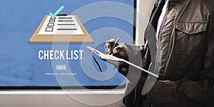 Checklist Choice Decision Document Mark Concept