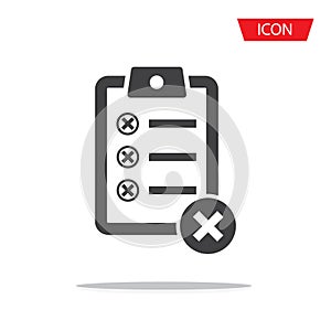 Checklist clipboard icon checkmark icon