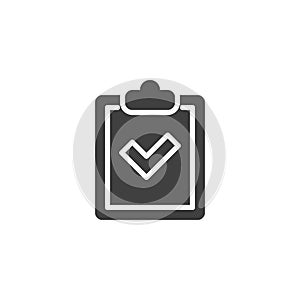 Checklist clipboard solid icon