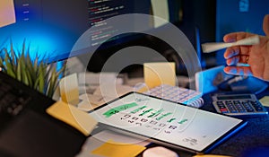 Checklist Digital Tablet Task Management Workspace