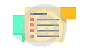 Checklist Document Icon: Task Management & To-Do Lists, vector design Generative AI