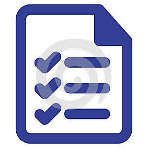 Checklist file Isolated Vector icon which can easily modify or edit
