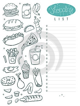 Checklist hand drawn outline doodle icon. Sketched vector Illustration.
