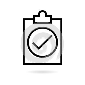 Checklist icon, checklist icon form approved