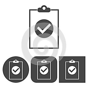 Checklist icon - vector icons set