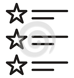 Checklist line isolated vector icon can be easily modified and edit
