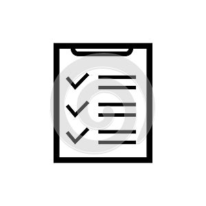 Checklist  / list icon