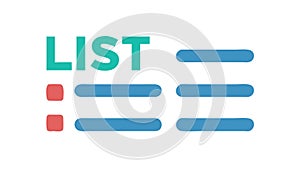 Checklist List Icon. Task Management and Planning. vector design Generative AI