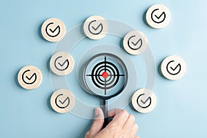 Checklist Quality management with Quality Assurance or QA and Quality Control