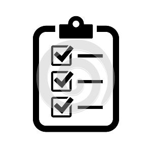 Checklist vector icon