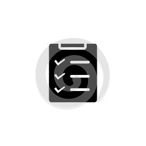 Checklist vector icon illustration