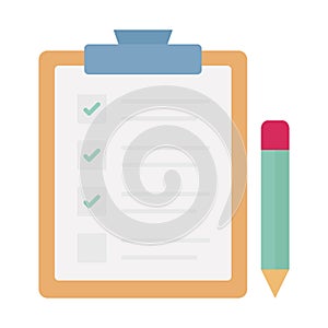 Checklistflat vector icon which can easily modify or edit