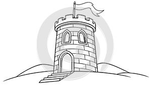 Checkmark in a Box Outline Icon, vector design Generative AI