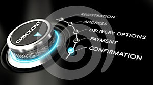 Checkout Process Concept