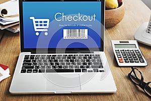 Checkout Purchase Online Shopping Concept