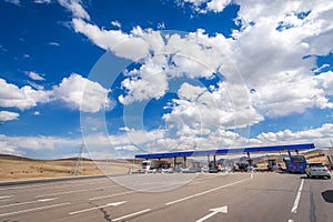 Checkpoint close to Ulaanbaatar