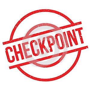 Checkpoint rubber stamp