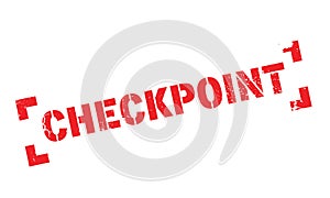 Checkpoint rubber stamp