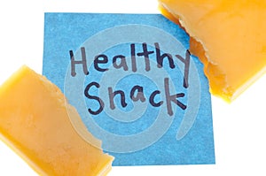 Cheddar Cheese with Healthy Snack Message