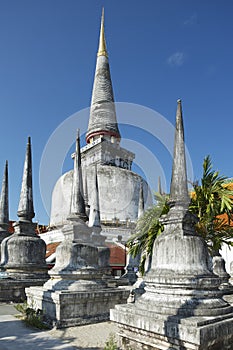 Chedi Phra Baromathat in Nakhon Sri Thammarat, Thailand.